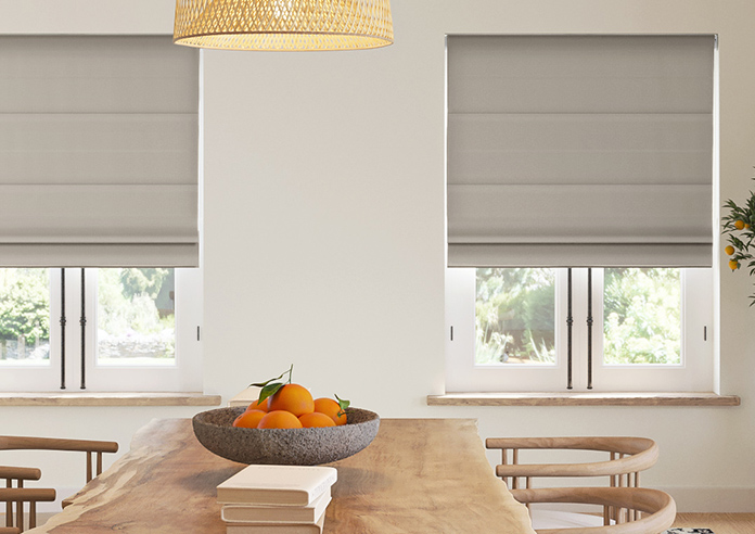 Loxley, Fibre Brown - Motorised Roman Blind - Image 3